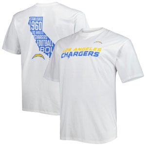 Los Angeles Chargers Mens Shirt Big & Tall Hometown Collection Hot Shot T